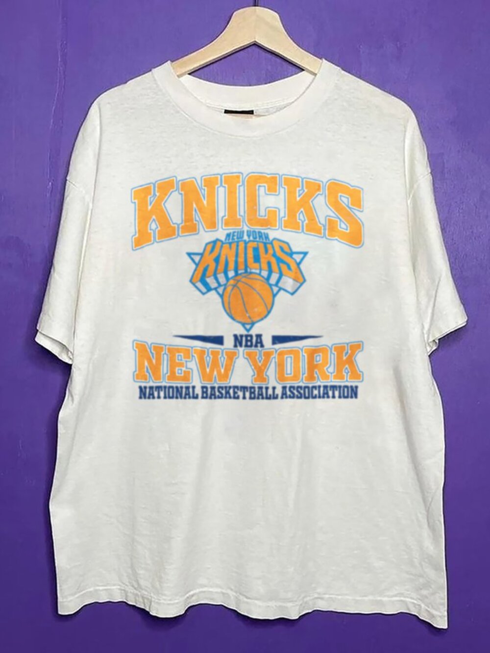 Vintage 90s New York Knicks Basketball Crewneck Shirt, New York Knicks NBA Shirt